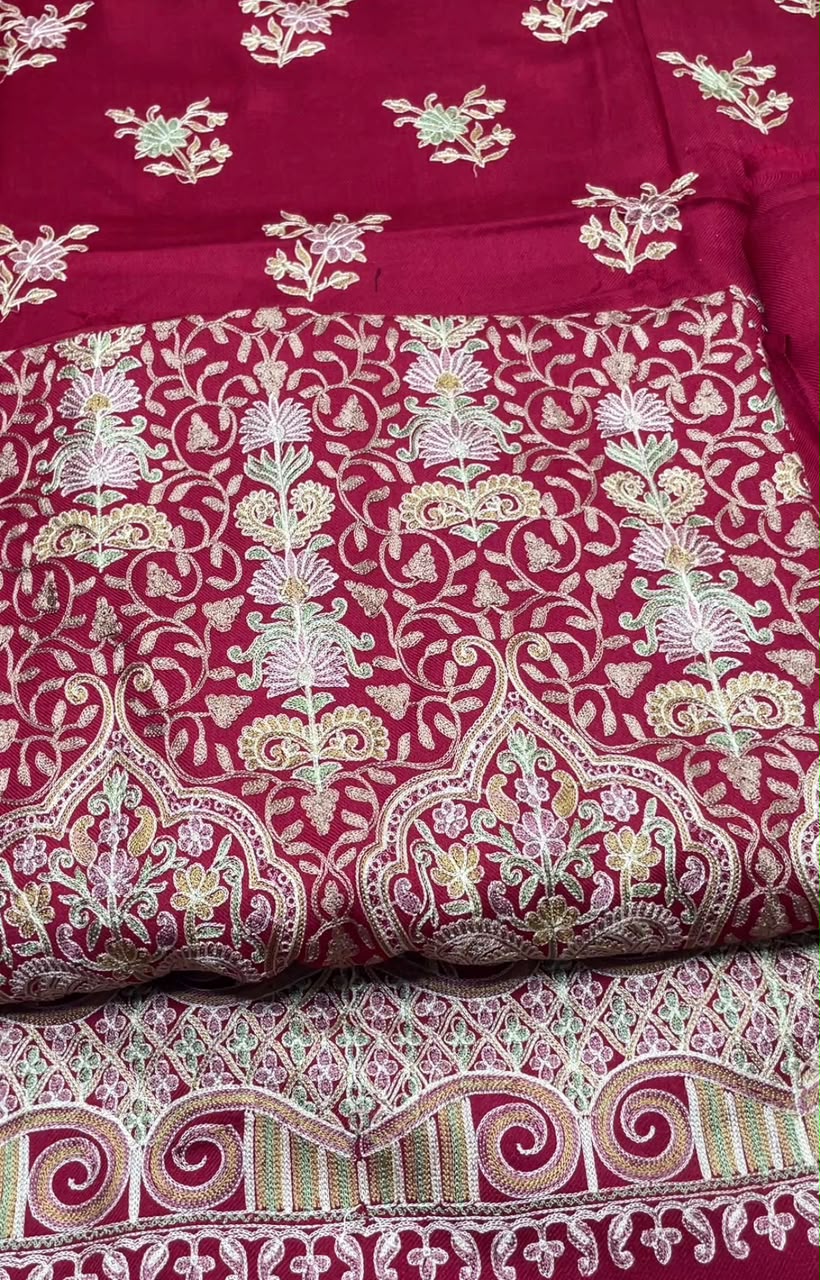 KASHMIRI TANKA EMBROIDERED 3 PIECE ARTICLE