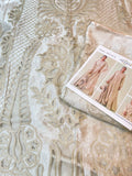 ETHNIC EMBROIDERED LAZER WORK 2 PIECE SILK ARTICLE