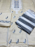 SHAMRAY EMBROIDERED 3 PIECE ARTICLE