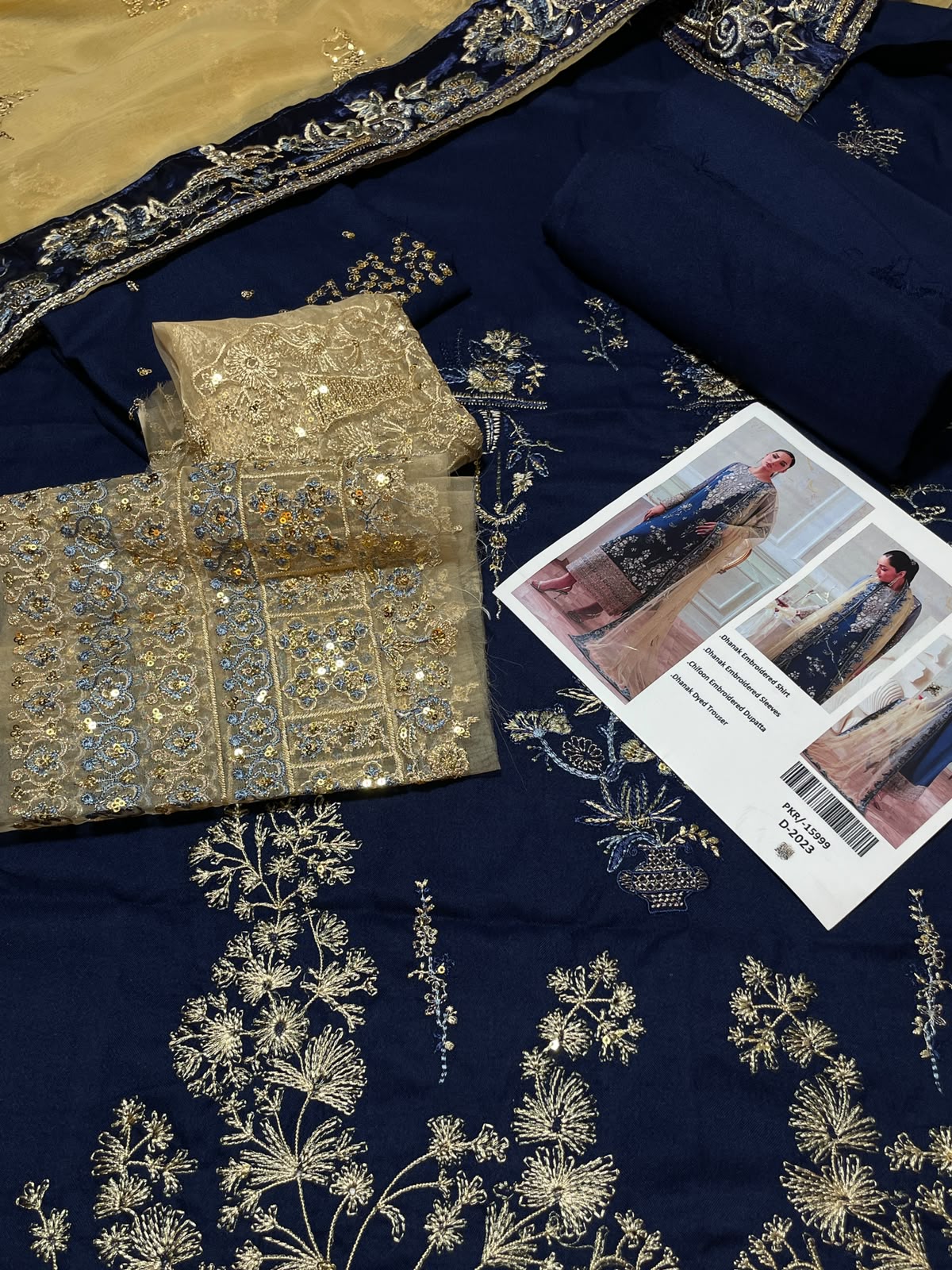NUREH LUXURY DHANAK 3 PIECE ARTICLE