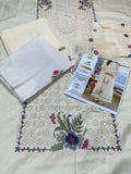 QALAMKAR EMBROIDERED DHANAK 3 PIECE ARTICLE