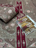 ETHNIC VELVET EMBROIDERED SHIRT 2 PIECE ARTICLE