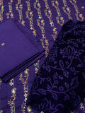DHANAK EMBROIDERED PALACHI SHAWL 3 PIECE ARTICLE