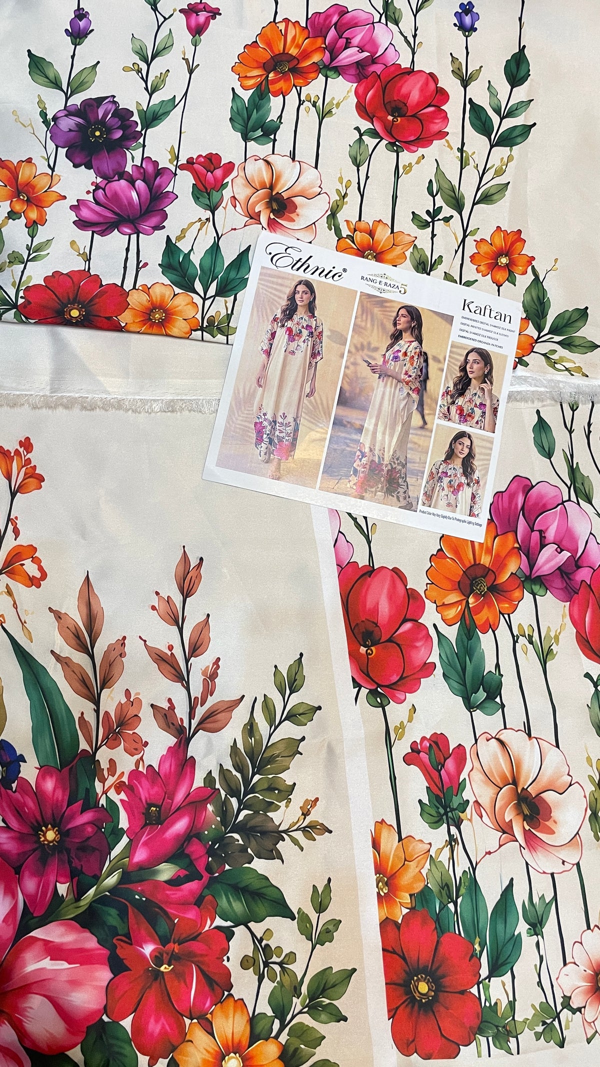 ETHNIC SILK 2 PIECE KAFTAAN