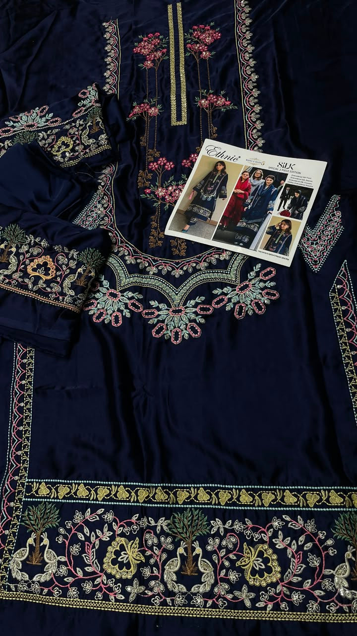 ETHNIC MARYAM NAWAZ SILK 2 PIECE ARTICLE