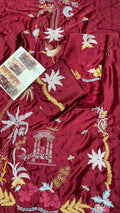 ETHNIC EMBROIDERED LUXURY 2 PIECE SILK KAFTAAN