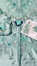 EMBROIDERED SHORT KAFTAAN SILK ARTICLE