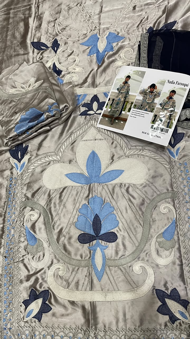 NADIA FAROOQI EMBROIDERED 3 PIECE KAFTAAN ARTICLE