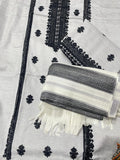 SHAMRAY KHADDAR EMBROIDERED 3 PIECE ARTICLE