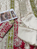 ANEELAS EMBROIDERED 2 PIECE SILK KAFTAN
