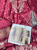 ETHNIC SILK EMBROIDERED 2 PIECE KAFTAN