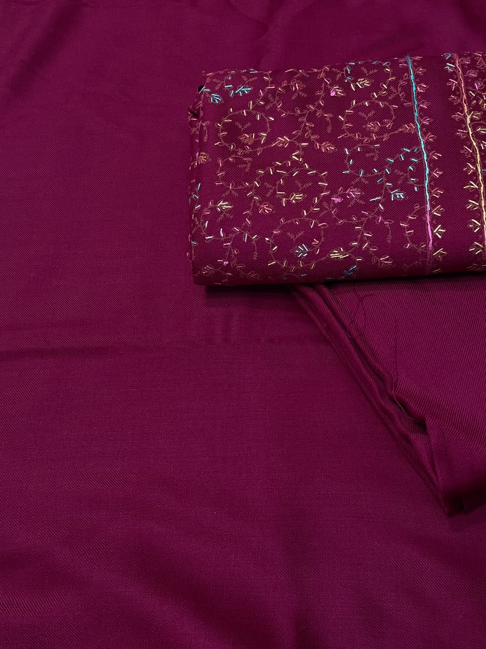 KASHMIRI SHAWL KACHA TANKA 3 PIECE ARTICLE