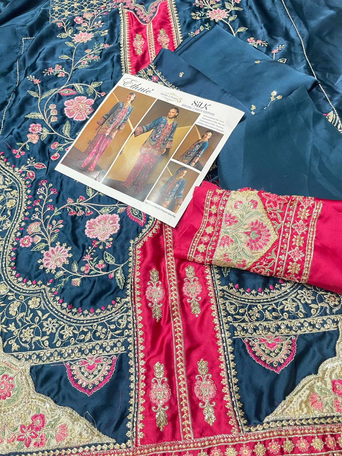 ETHNIC EMBROIDERED 2 PIECE KAFTAN