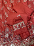 DHANAK EMBROIDERED 3 PIECE ARTICLE