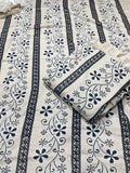 SHAMRAY EMBROIDERED 3 PIECE ARTICLE
