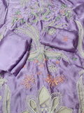 ETHNIC EMBROIDERED 2 PIECE SILK KAFTAN